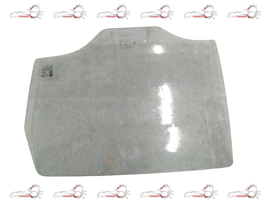 Chevrolet Aveo glass drop window rear door, driver side (LH) by CarTrends, showing the tinted glass and door frame.