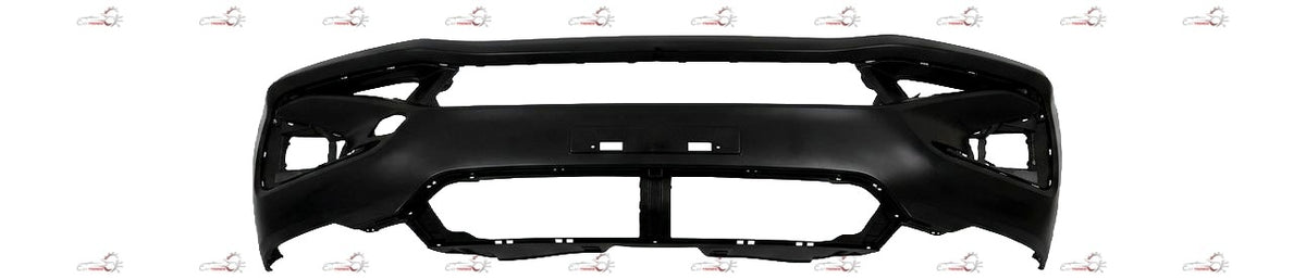 Front bumper for Maruti Swift Dzire by CarTrends, showing the black plastic and metal mounting points.
