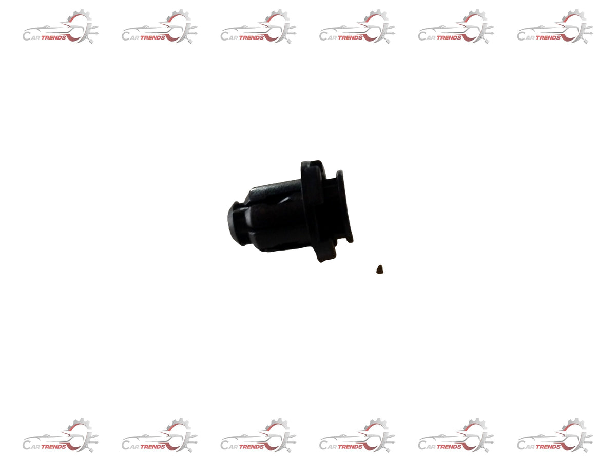 Maruti Suzuki side sill splash guard clip, car accessory part for side protection, shown in black plastic.