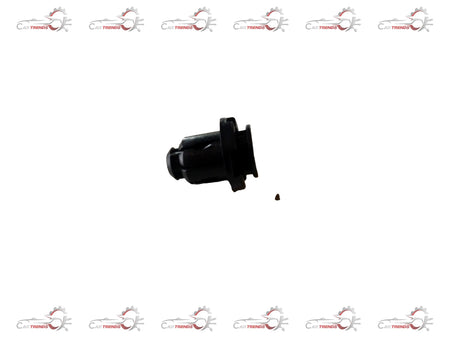 Maruti Suzuki side sill splash guard clip, car accessory part for side protection, shown in black plastic.