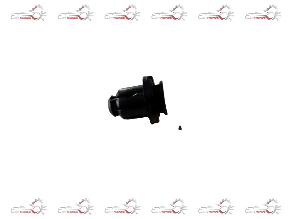 Maruti Suzuki side sill splash guard clip, car accessory part for side protection, shown in black plastic.
