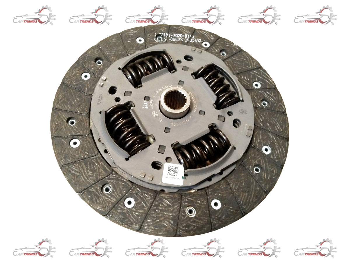 Mahindra clutch plate for 130HP models, compatible with Bolero, Scorpio, Thar, and Xylo vehicles, showing the clutch plate part.