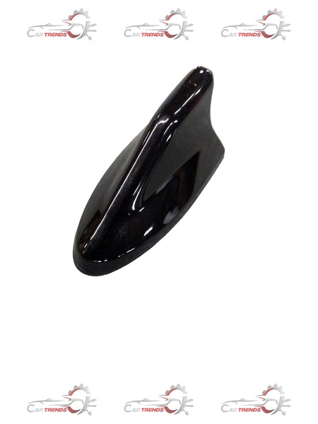 Galio Shark Fin antenna for cars, black plastic with sleek shark fin design, mounted on vehicle roof.