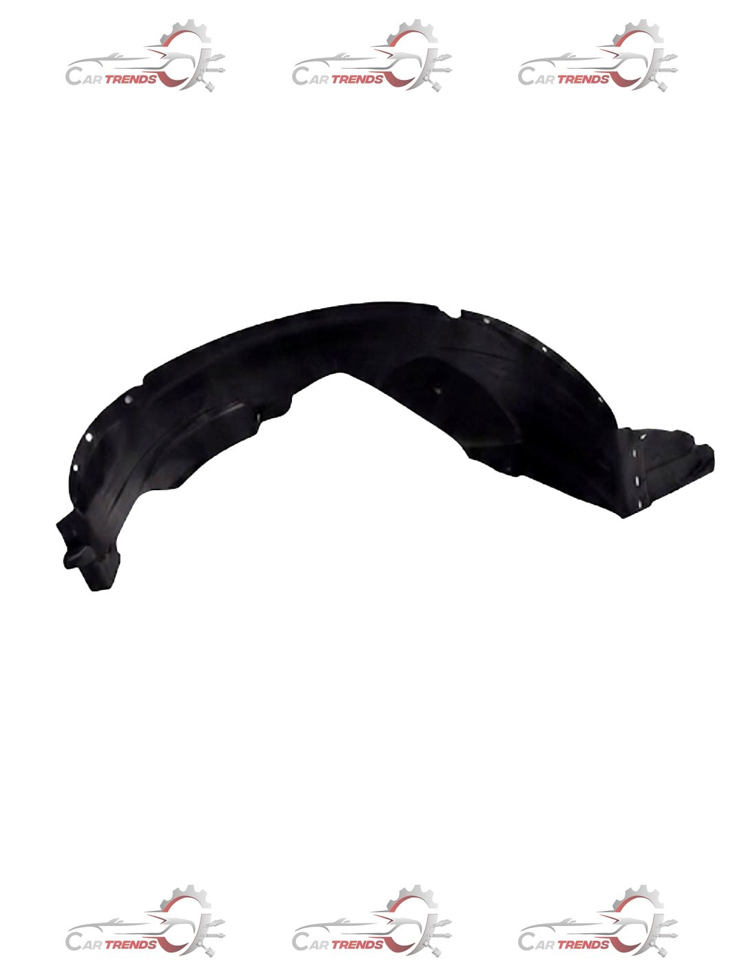 Hyundai Santro Xing right side fender lining in black, designed for all variants, part #86812C4000, made of durable automotive material.