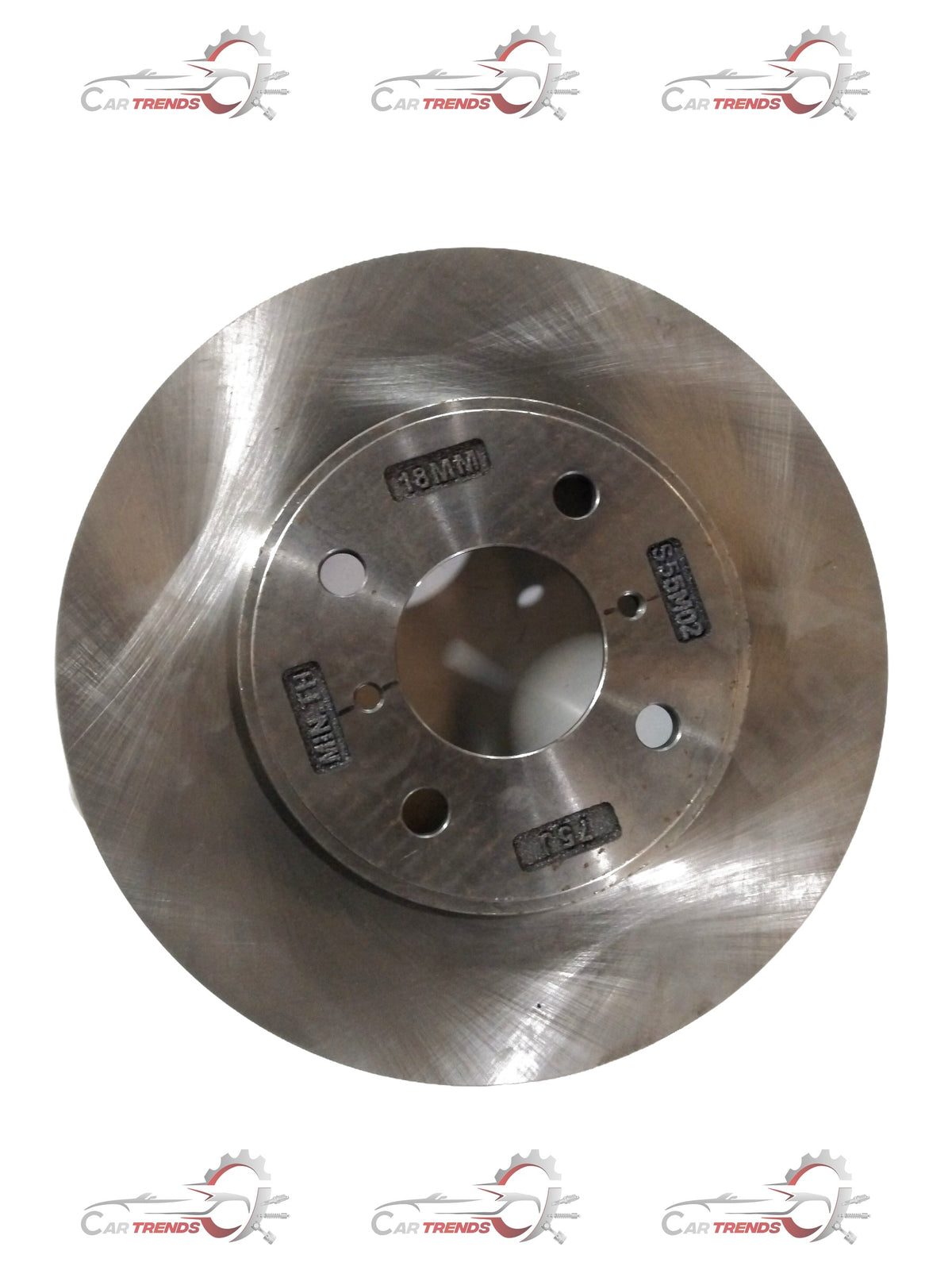 Front brake disc for Maruti Suzuki Ciaz, showing the circular metal component with vented cooling fins and mounting holes.