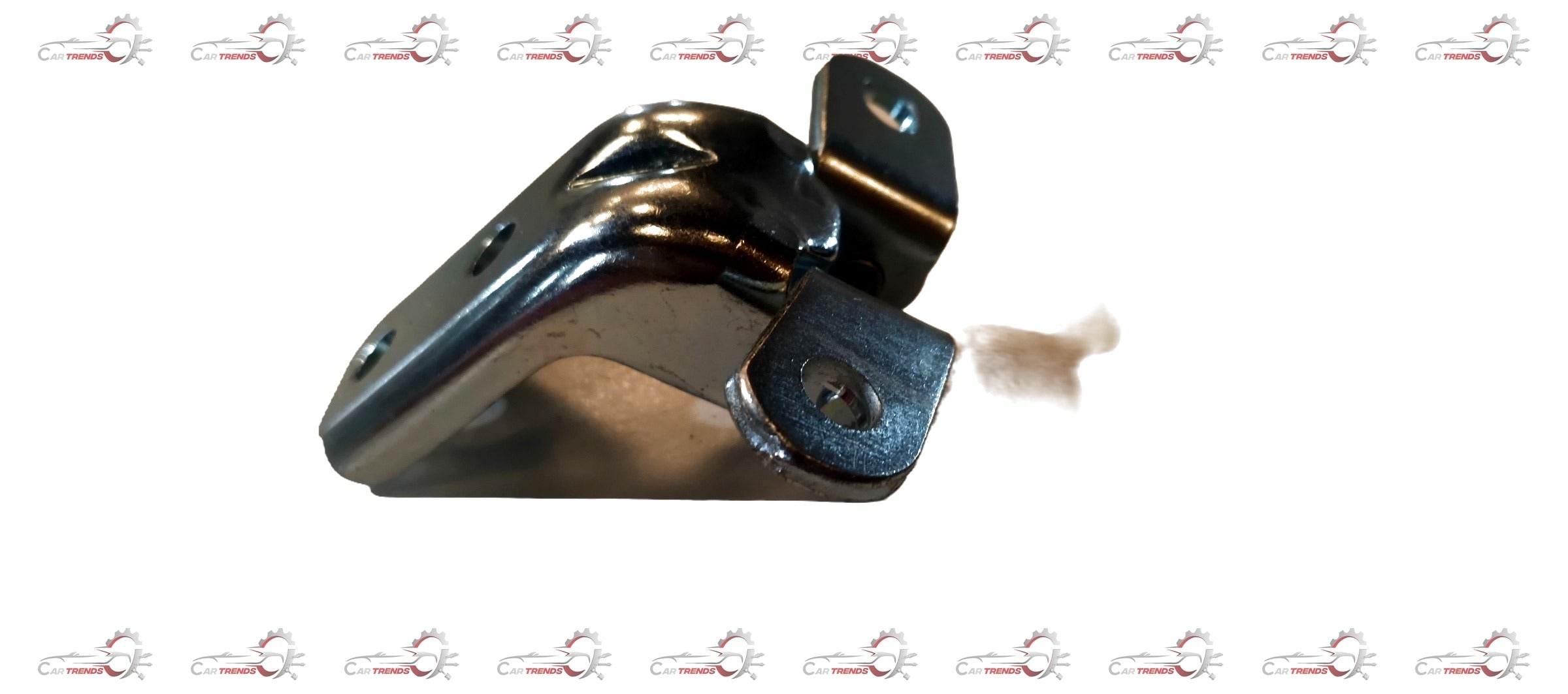 Hyundai I20 LH front door hinge, car part with metal hinge mechanism and mounting points, for vehicle door repair.