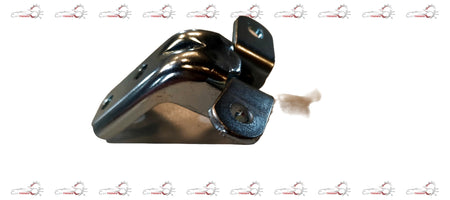 Hyundai I20 LH front door hinge, car part with metal hinge mechanism and mounting points, for vehicle door repair.