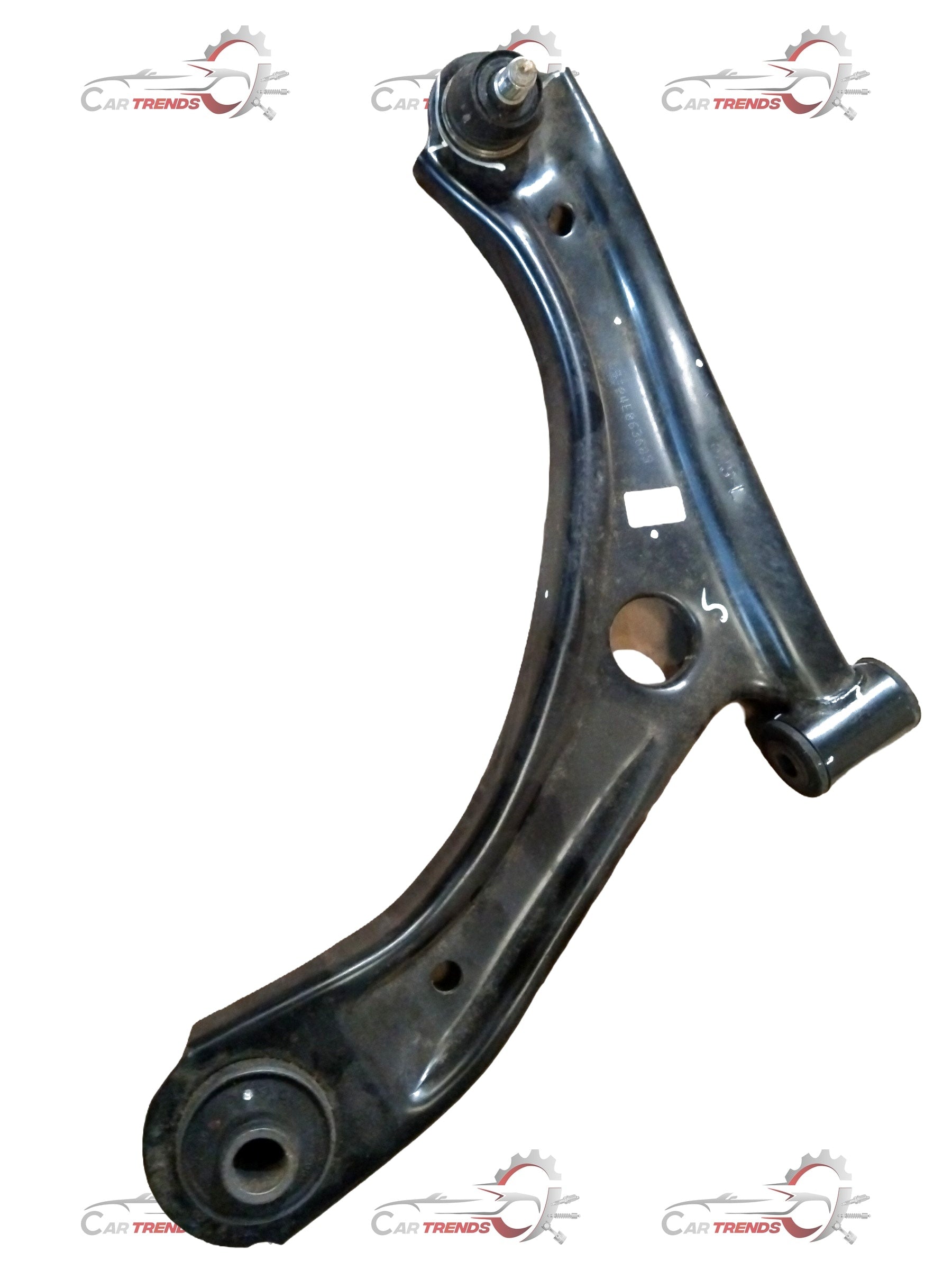 Maruti Suzuki suspension arm, left side, S-Presso model, automotive part with metal linkage and mounting points.