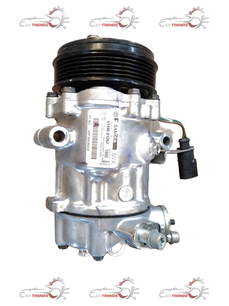 Volkswagen Vento evaporator core, automotive HVAC part, shown in the image with metal fins and connections.