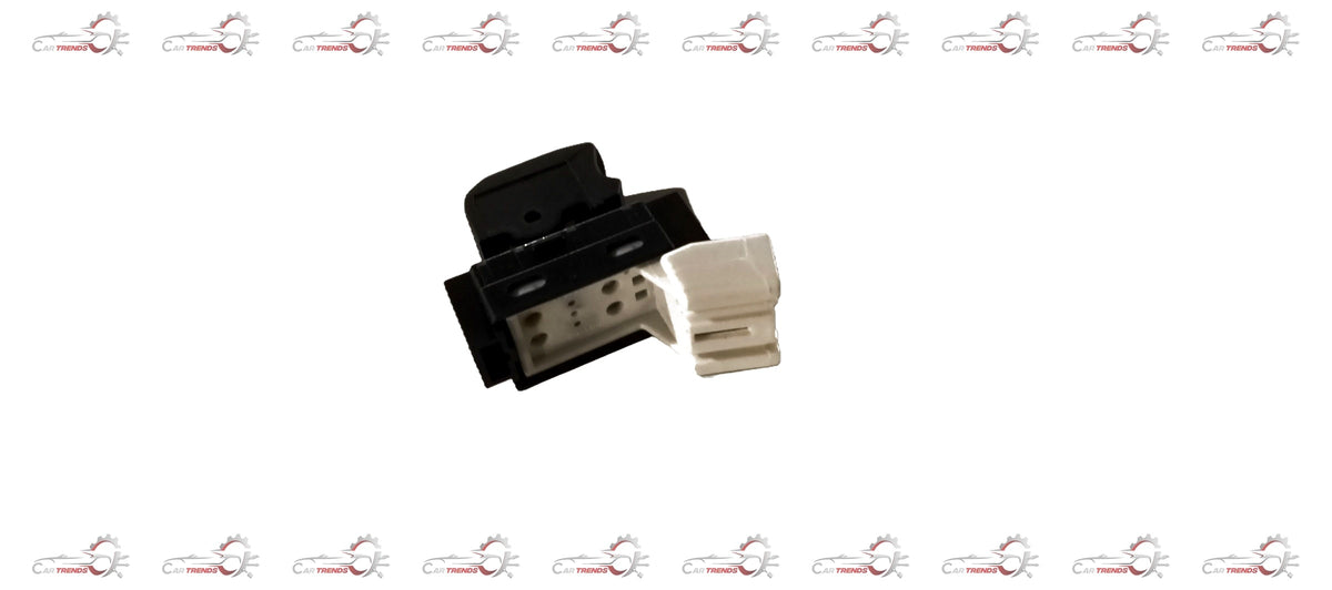CarTrends power window switch assembly for Swift, Baleno, Brezza, Alto; automotive spare part with multiple buttons and wiring.
