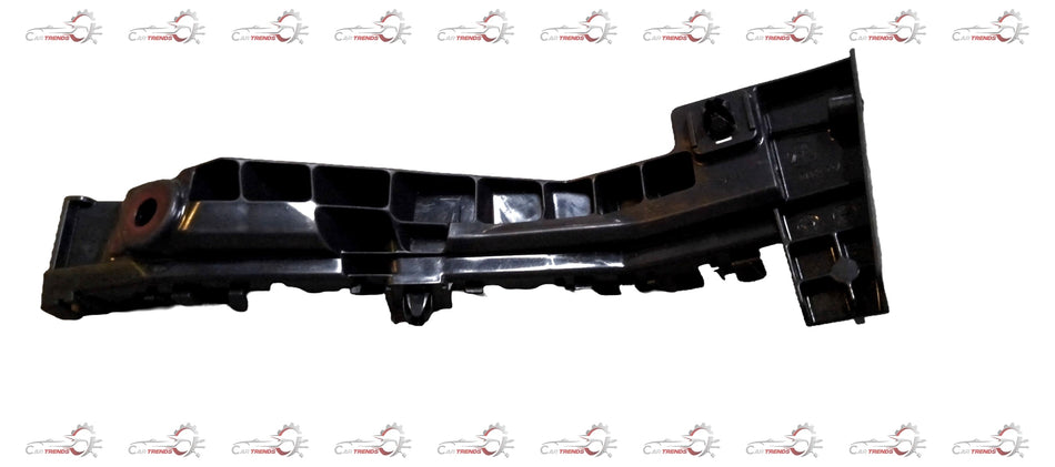 Maruti Suzuki Vitara Brezza side bumper holder, CarTrends spare part for vehicle exterior repair, shown in black plastic.