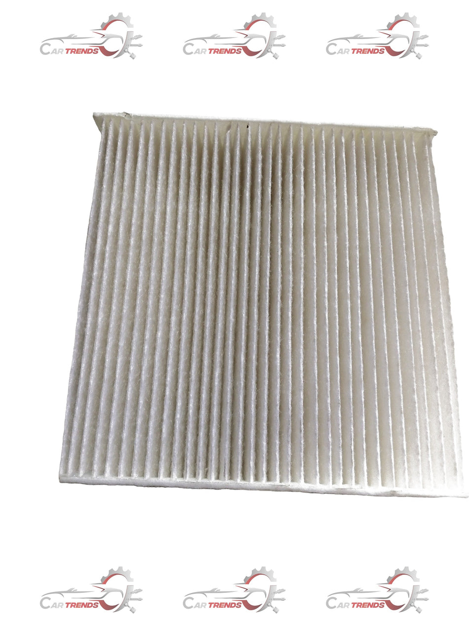 CarTrends Amaze AC filter spare part, rectangular air conditioning filter with pleated design for vehicle cooling system.