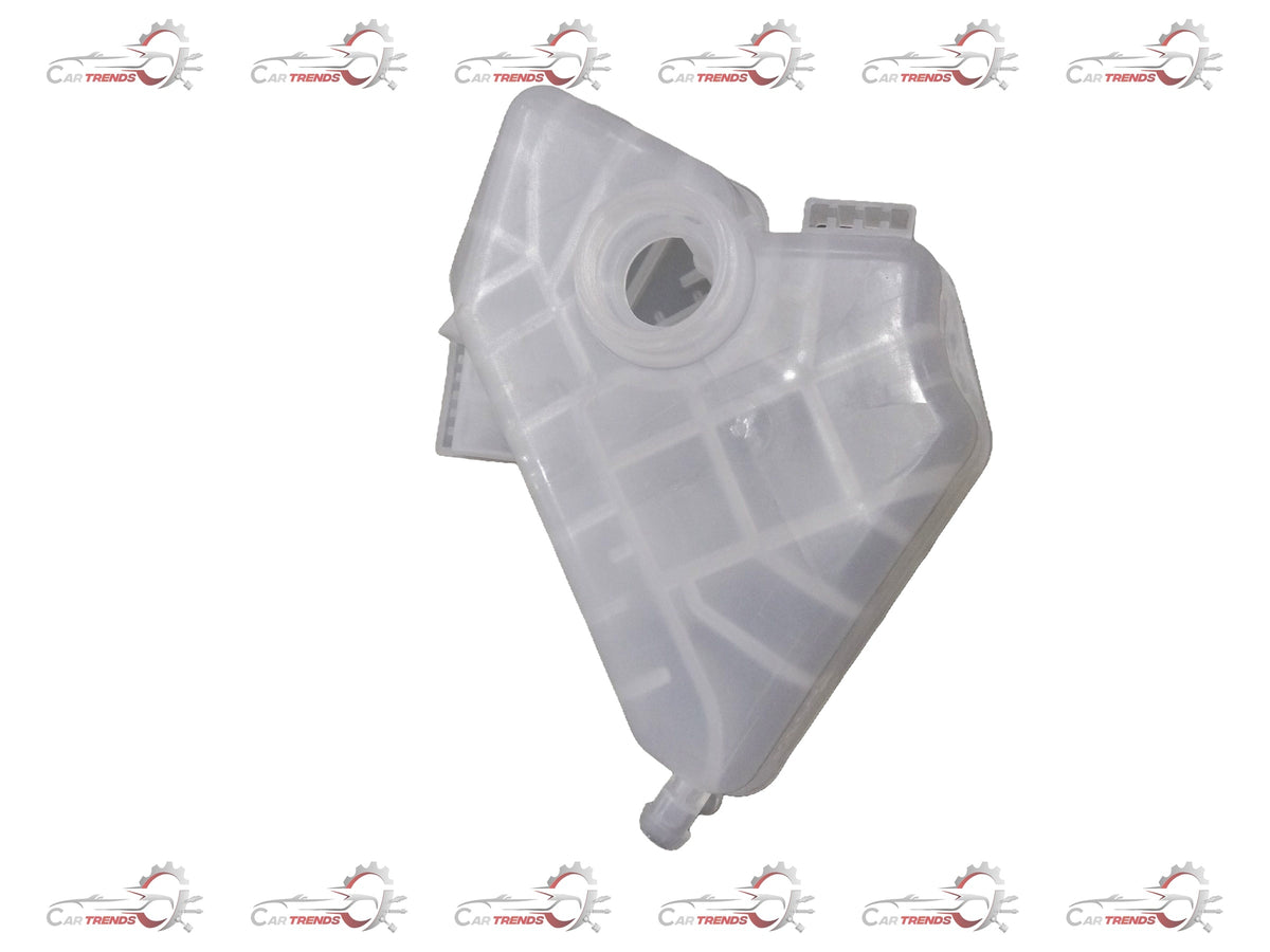 CarTrends coolant bottle for Ford EcoSport, spare part with part number BE8Z8A080A, showing the plastic coolant reservoir.