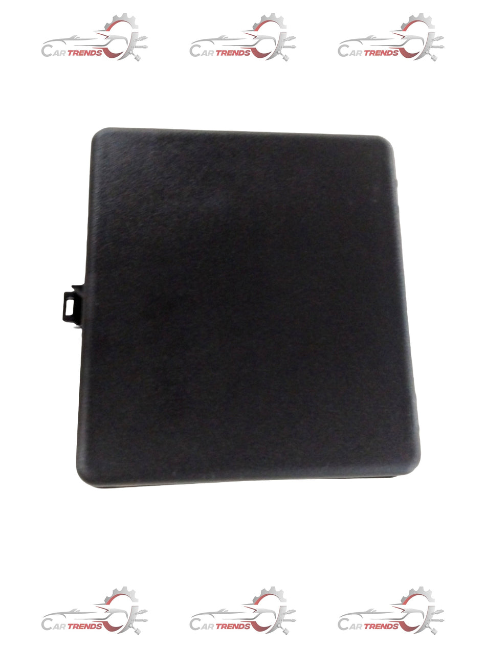 Maruti Suzuki relay box cover for Swift, Dzire, Baleno, Alto models, black plastic protective cover in the image.
