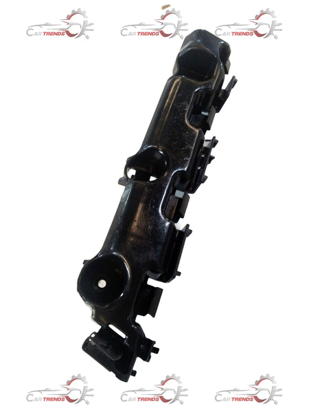 Tata Tiago diesel front left bumper bracket by CarTrends, showing the metal component used for bumper support and alignment.