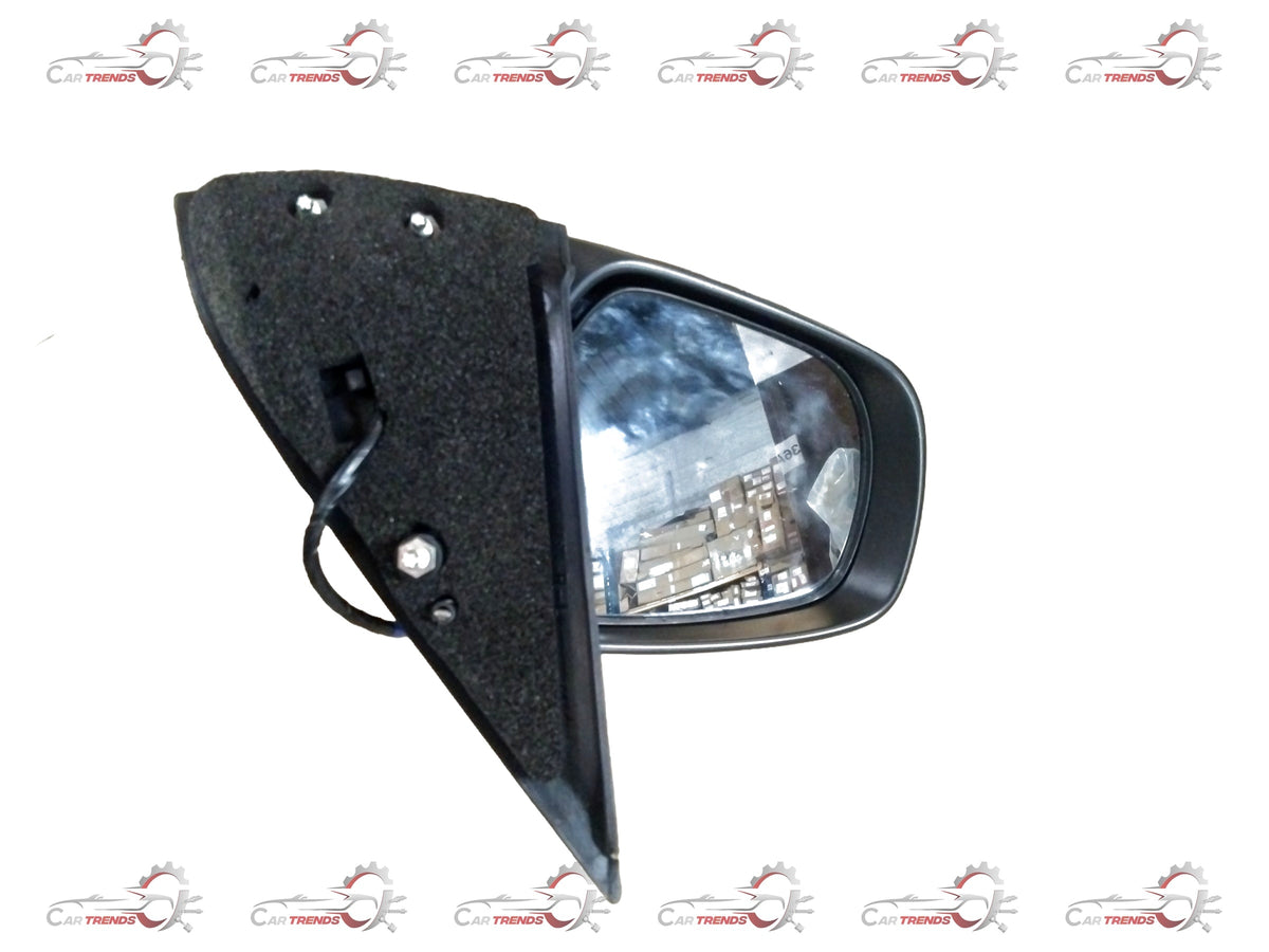 Maruti Suzuki outer rear view mirror assembly for left side vehicle, showing reflective glass and mounting bracket.