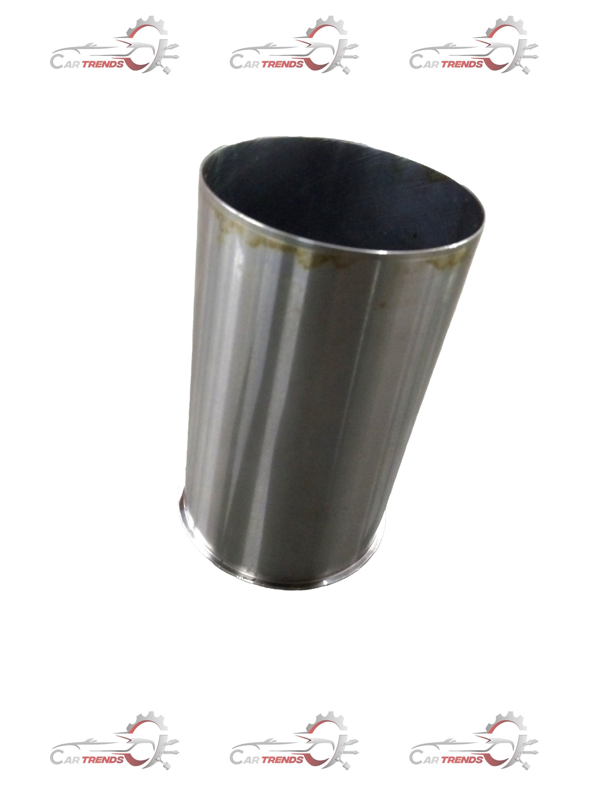 CarTrends Chevrolet Tavera liner cylinder sleeve spare part, close-up image showing the metal cylinder sleeve for engine repair.