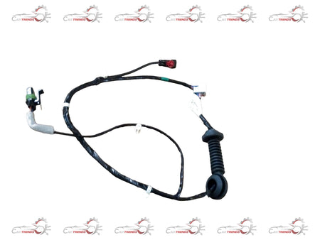 Mahindra wiring harness for Scorpio, Bolero, Thar, XUV300 rear door, RH and LH side, part #1801CAA13590N, shown with connectors.
