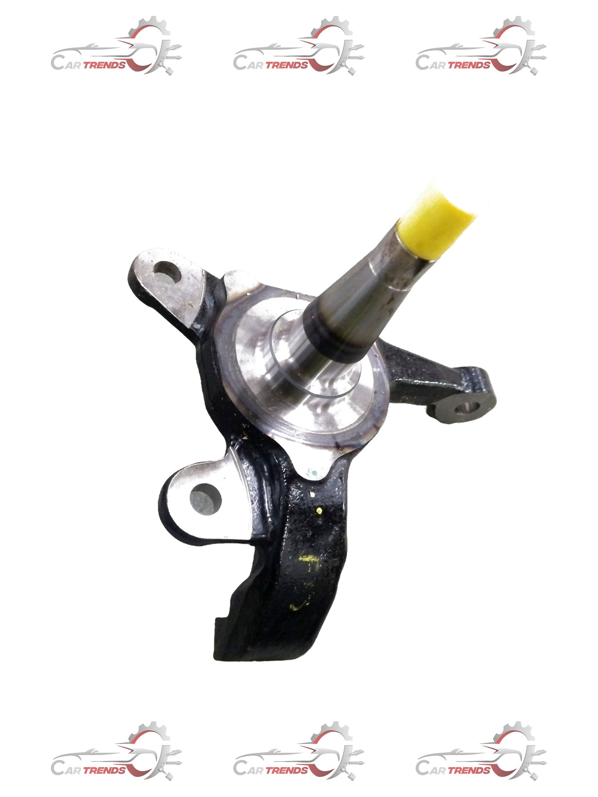 General Motors Chevrolet Tavera left-hand knuckle part, detailed view showing metal components and mounting points.