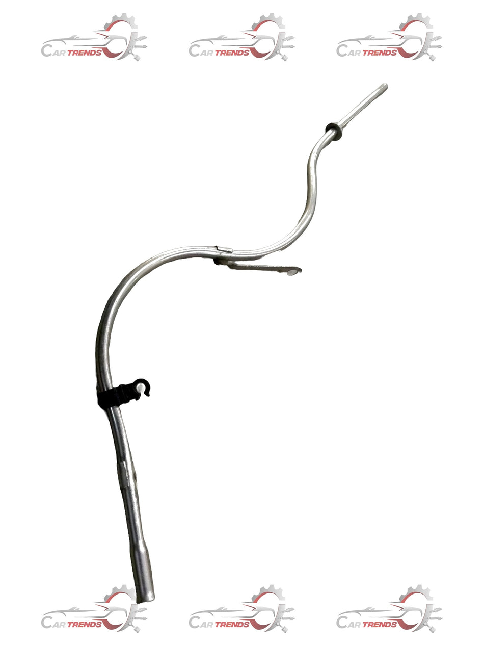 CarTrends Chevrolet Beat tube funnel oil dipstick showing the metal dipstick and funnel part in a close-up view