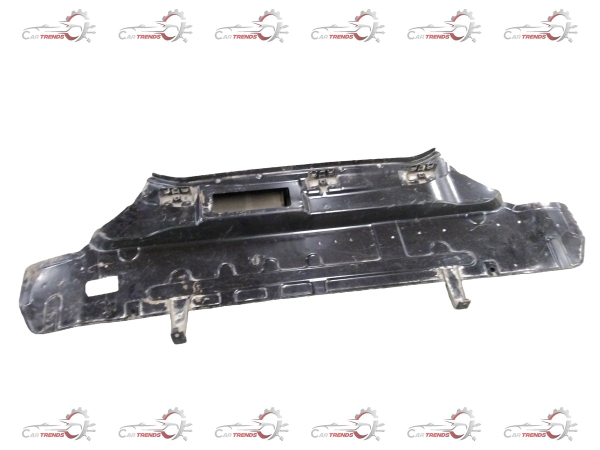 Datsun Go rear panel assembly by CarTrends, showing the vehicle's rear section with mounting details and metal panel features.