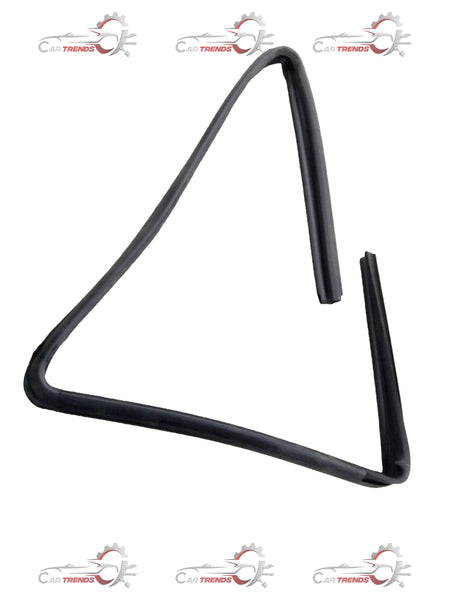 Weatherstripping door and window seal for Chevrolet Enjoy by General Motors, shown in close-up with black rubber material.