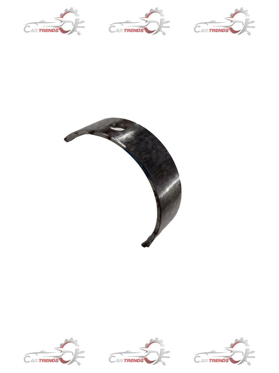 Rear brake shoe for Chevrolet Aveo and Optra by CarTrends, showing the metal and friction surface of the brake shoe.