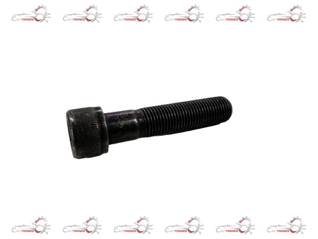 CarTrends Chevrolet Tavera gear case bolt, close-up of black metal bolt part for gear assembly replacement.
