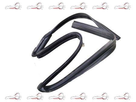 CarTrends rear left channel window spare part for Captiva, model J96624286, shown in the image with detailed framing.