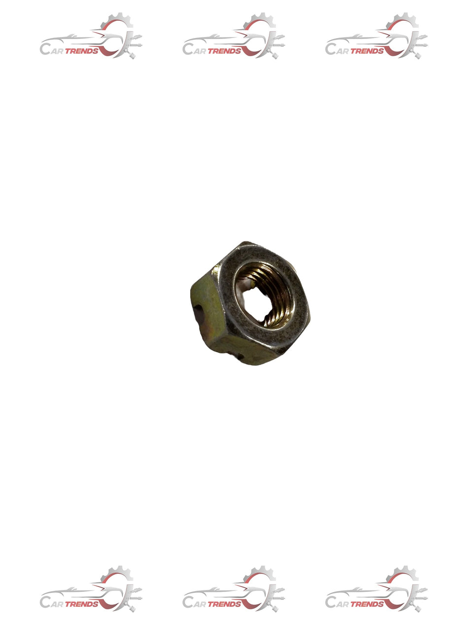 Chevrolet Tavera Nut Tie Rod to Arm, General Motors part, showing the metal tie rod end with mounting points and connection joints.