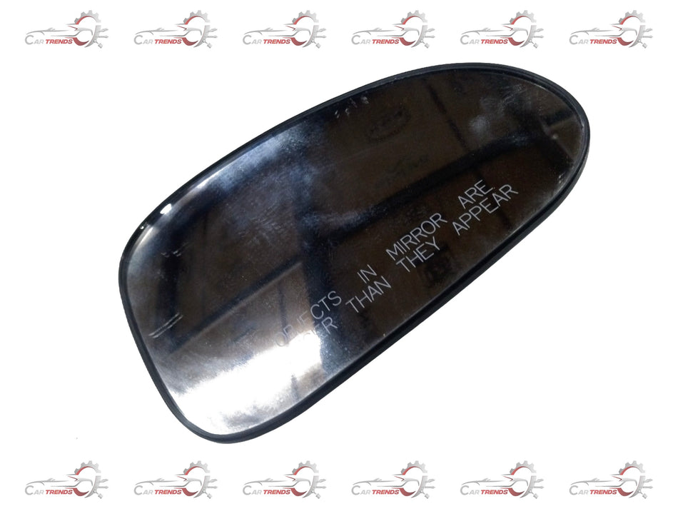 Chevrolet Spark side mirror glass, OEM replacement part, general motors, right-hand side, reflective surface visible.