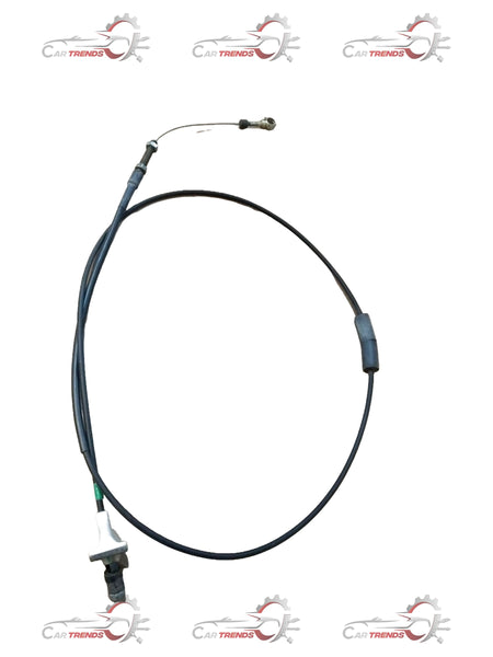 CarTrends diesel accelerator cable for right-hand side vehicle throttle, shown in close-up with metal connectors.