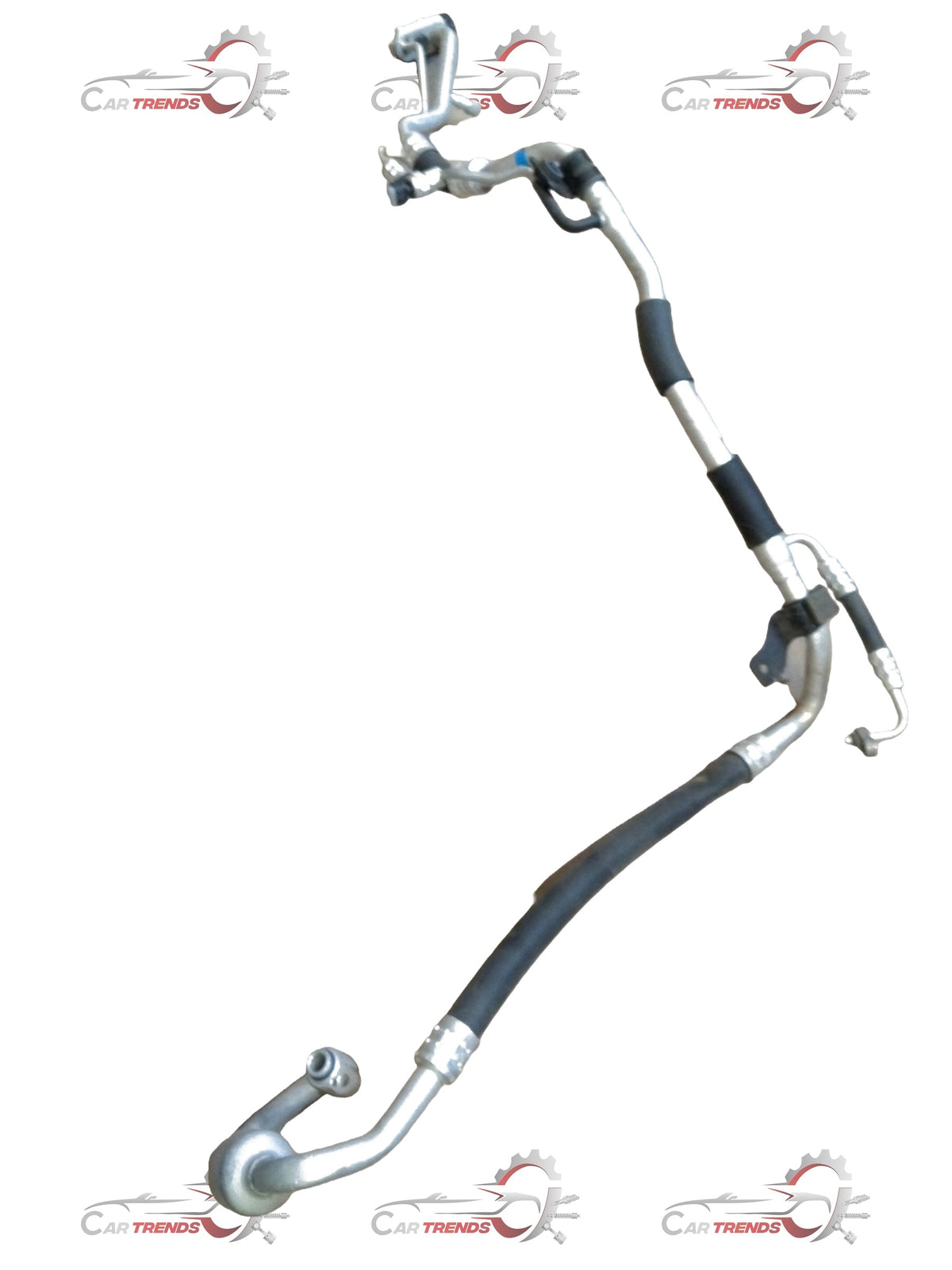 Hyundai Elite I20, Verna, Creta tube assembly for suction and liquid, showing close-up of the flexible rubber tube and connectors.