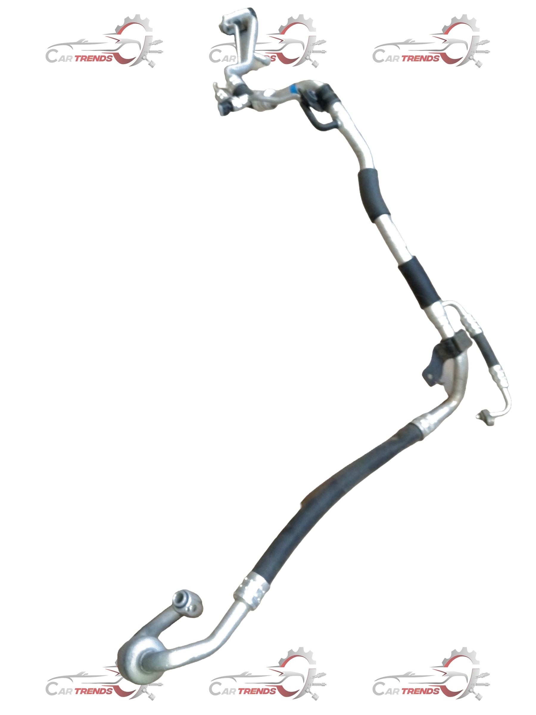 Hyundai Elite I20, Verna, Creta tube assembly for suction and liquid, showing close-up of the flexible rubber tube and connectors.