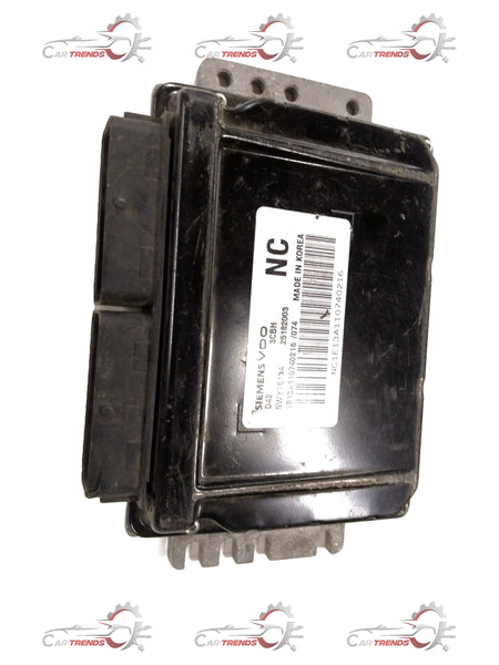 Chevrolet Aveo engine control module assembly by General Motors, showing the electronic control unit with wiring connections.