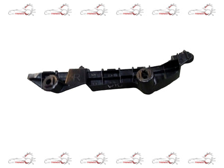 Maruti Suzuki bumper holder for Swift, WagonR, Alto, and Dzire models, RH side, shown in black with mounting features.