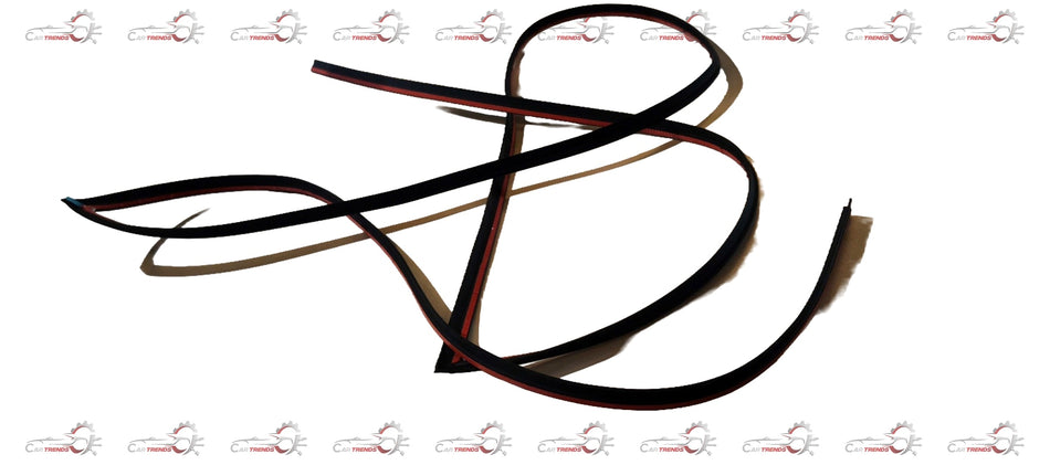 Maruti Suzuki windshield molding part #84611M74L00, close-up of the black rubber seal for Suzuki Swift vehicle.