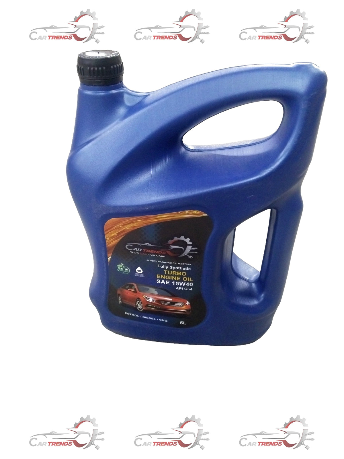 CARTRENDS Car Engine Oil | 15w40 5 ltrs Pack  | All Cars | All Variants | #CT003392 CT003392 - Front view