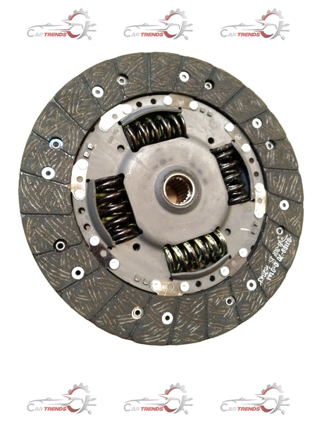 Mahindra clutch disc assembly for Bolero, Scorpio, Thar, Xylo showing the clutch disc with friction surface and metal hub.