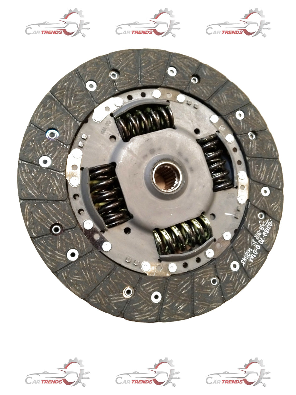 Mahindra clutch disc assembly for Bolero, Scorpio, Thar, Xylo showing the clutch disc with friction surface and metal hub.