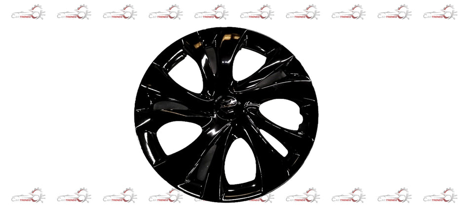 Black wheel cover for Maruti Suzuki vehicle, showcasing a sleek, protective design for car wheels.