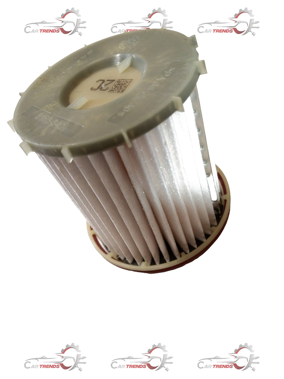 TATA filter element for Indica, Indigo, Sumo, Safari spare parts, showing the cylindrical filter with branding and part number.