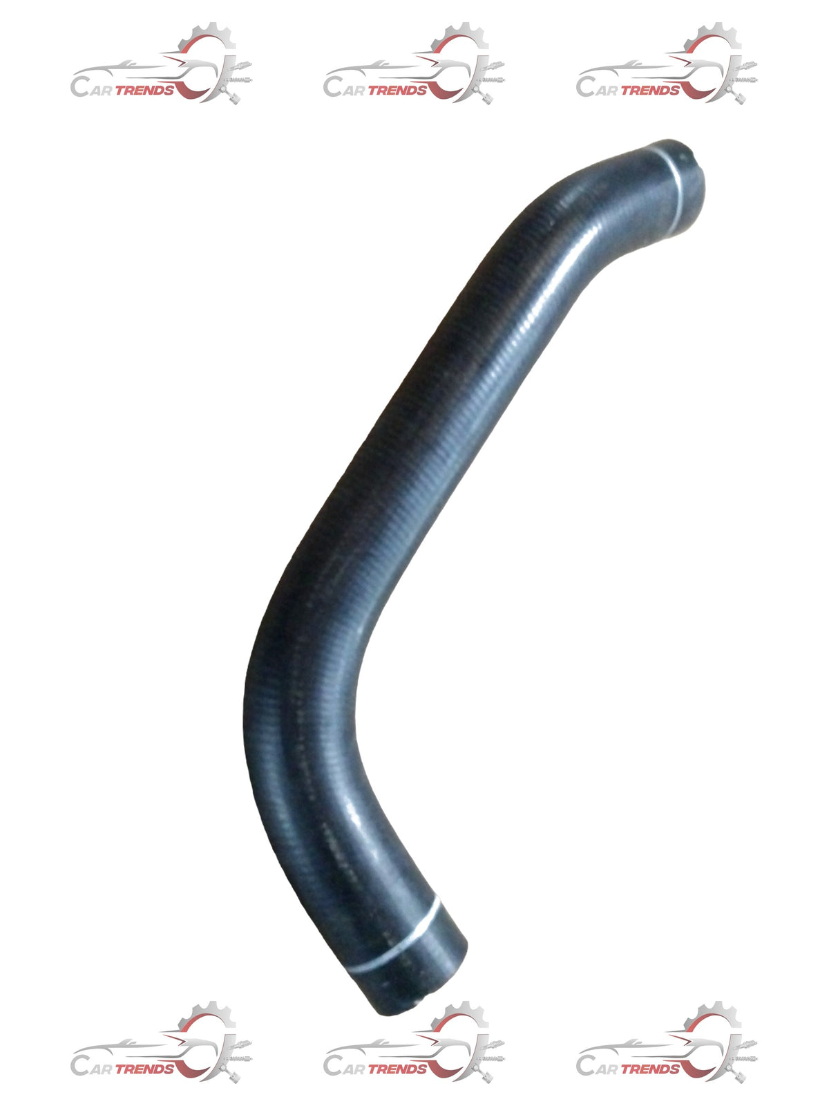 Passenger air intake hose for Mahindra Alfa by CarTrends, showing the flexible black rubber hose with connecting ends.