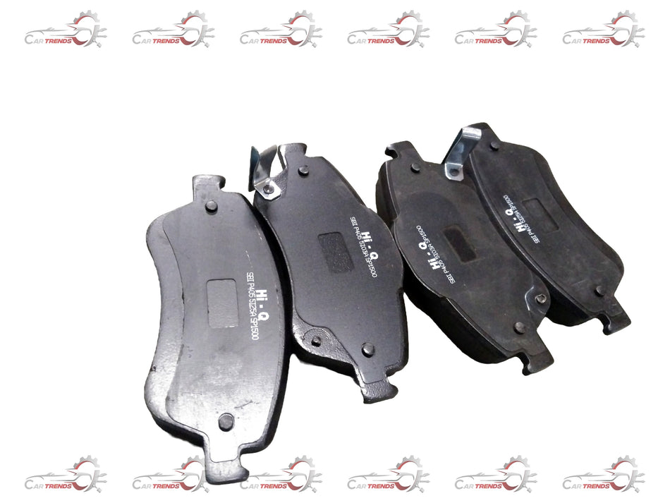 Rear brake pad for Toyota Corolla Altis T1 (SP1501) by CarTrends, showing the new brake pad with detailed friction surface.