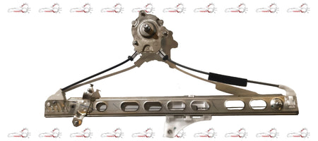 Maruti Suzuki window regulator assembly for left-hand side, showing metal components and mounting points in the image.