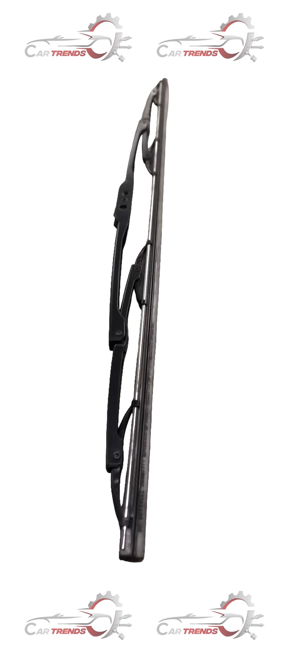 Couzzo 22-inch aftermarket wiper blade with black rubber and metal frame for clear windshield visibility.