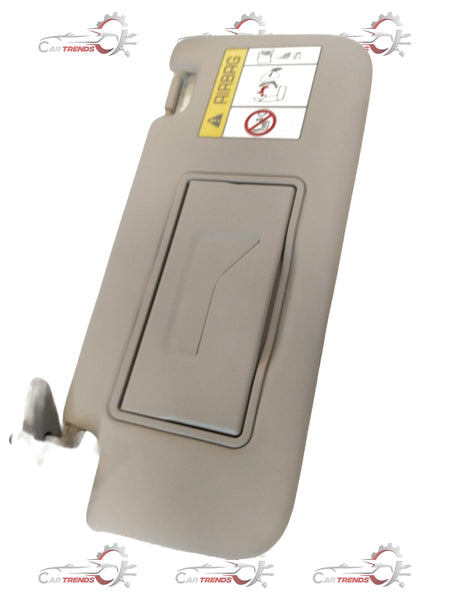 CarTrends SUNVISOR LH CO-DRIVER | SCORPIO-N | WITH MIRROR - LIGHT GREY |  #2303CZ100031N 2303CZ100031N - Front view