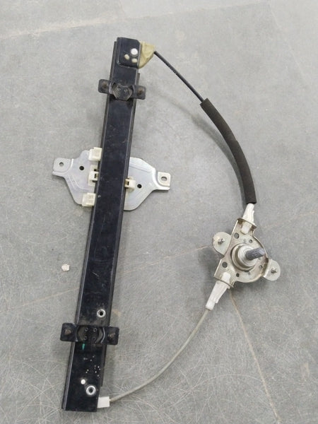 General Motors Chevrolet Sail rear side window regulator assembly, showing the motor and mechanical components.