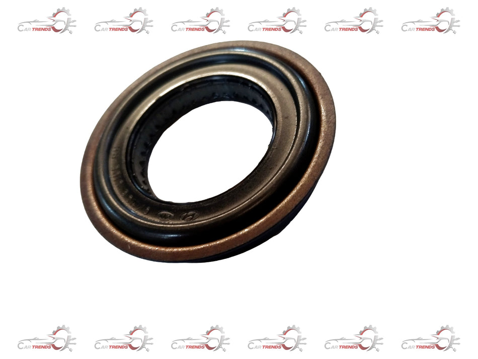 Hyundai SEAL-OIL spare part in black, with visible sealing edges and metal components, designed for Hyundai vehicle engine maintenance.