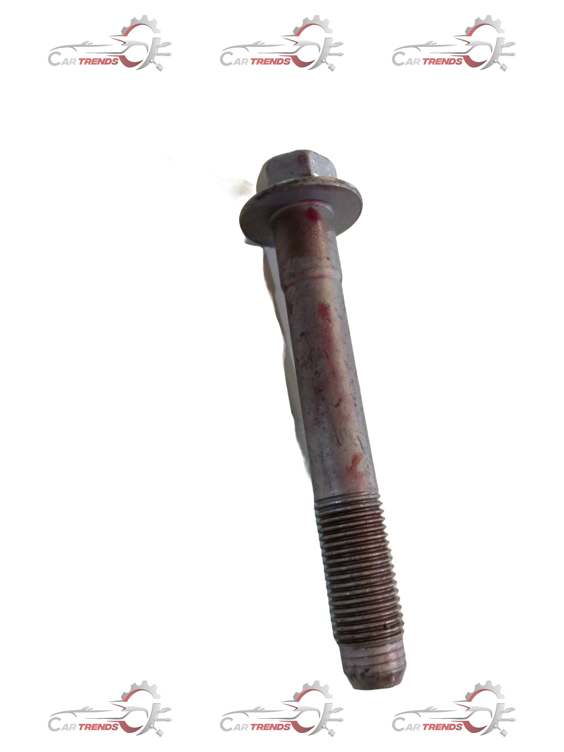 Maruti Suzuki bolt suspension arm bushing showing close-up of black rubber bushing and metal components.